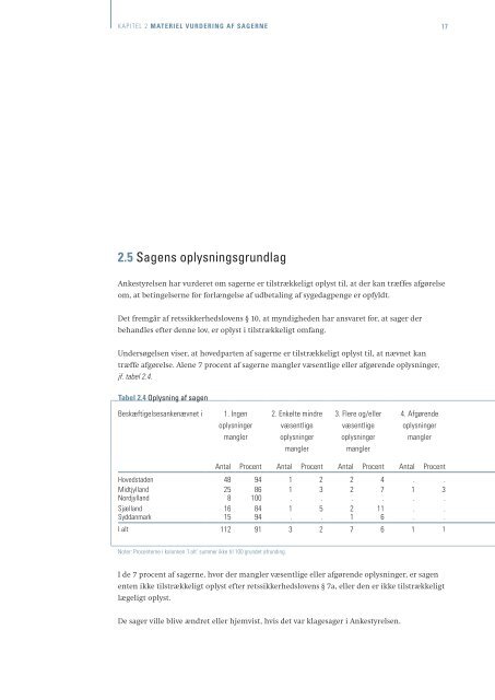 Beskæftigelsesankenævnenes afgørelser i klager ... - Ankestyrelsen