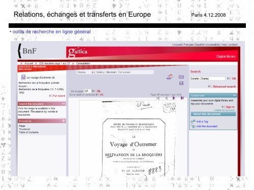 Les récits de voyageurs européens à la fin du Moyen Âge. Le projet ...