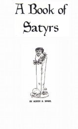 Austin-Osman-Spare-A-Book-Of-Satyrs - Helix Library