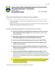 Discussion Board Tips for Online Group Leaders - HETS