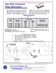 600 Ohm Precision Step Attenuator - Rfoe.net