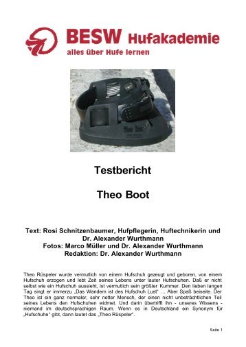 Testbericht Theo Boot