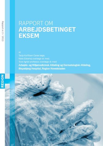 Rapport om arbejdsbetinget eksem - Bispebjerg Hospital