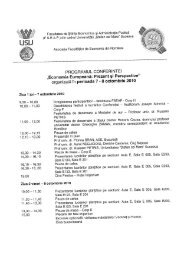 program conferinta usv - 