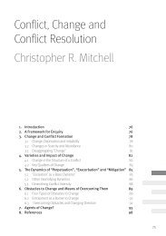 Conflict, Change and Conflict Resolution - Berghof Handbook for ...