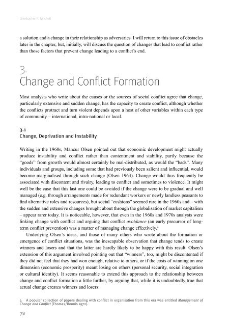 Conflict, Change and Conflict Resolution - Berghof Handbook for ...