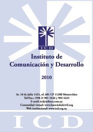 perfil institucional ICD - La Sociedad Civil en línea