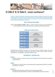 O DELF E O DALF, você conhece? - CIEP