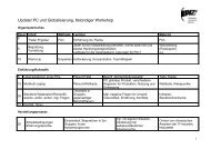 Update! PC und Globalisierung, 6stündiger Workshop