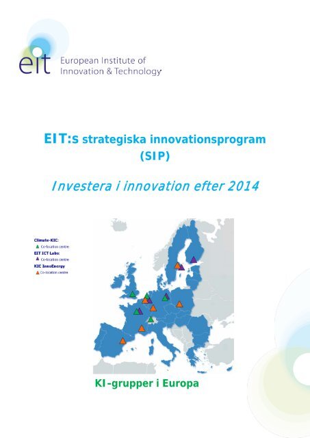 EIT Strategic Innovation Agenda 2011 - European Institute of ...