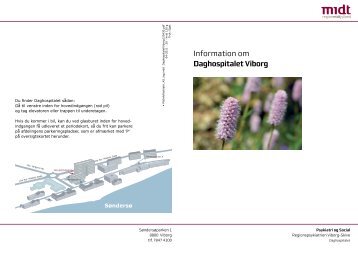 Information om Daghospitalet Viborg