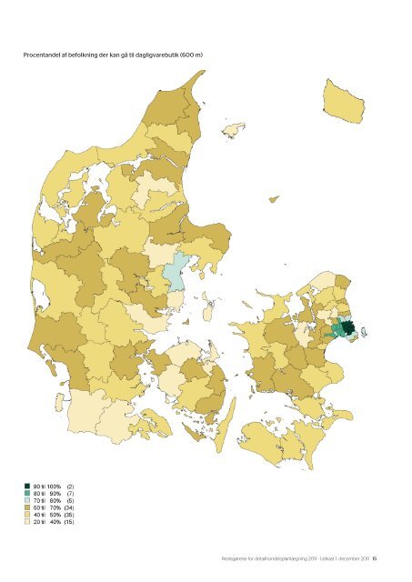 Redegørelse om detailhandelsplanlægning 2011 - Naturstyrelsen