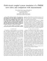 Field-circuit coupled system simulation of a PMSM servo drive and ...