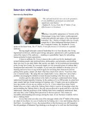 Interview with Stephen Covey - HR Era