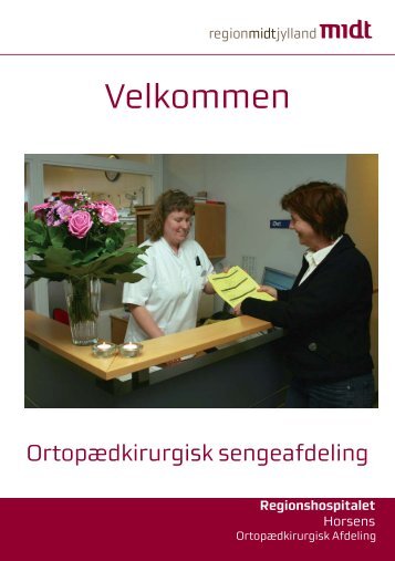 Hent velkomstfolder (PDF) - Regionshospitalet Horsens