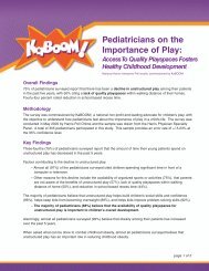 Pediatricians on the Importance of Play: - KaBOOM!