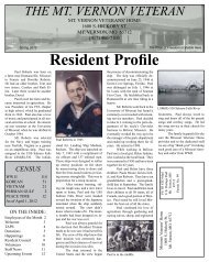 Resident Profile - Missouri Veterans Commission