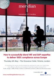 How to successfully blend VAT and SAP expertise to deliver 100 ...