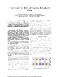 Transverse Flux Tubular Switched Reluctance Motor