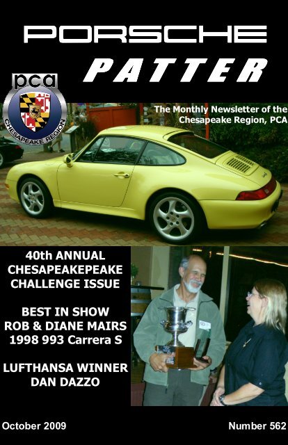 October 2009 - Porsche Club Chesapeake Region PCA