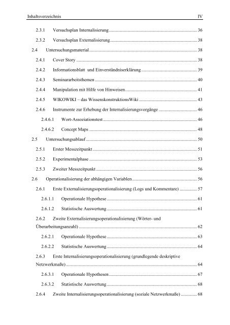 Internale und Externale Assimilation und ... - Know-Center