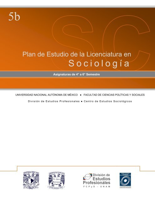 Sociología - Centro de Estudios Sociológicos - UNAM