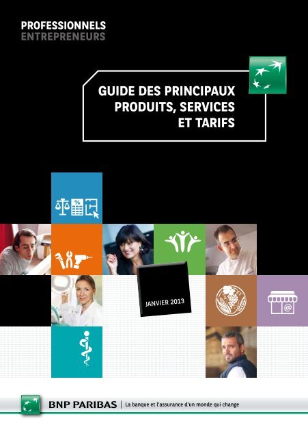 guide des principaux produits, services et tarifs - BNP Paribas