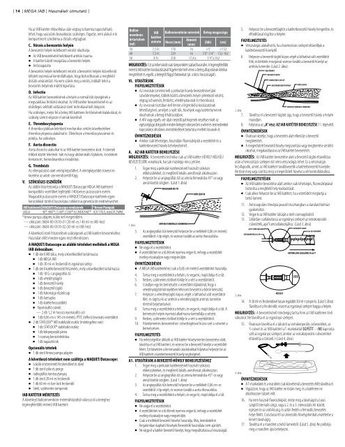 MEGA® IAB CATHETER INSTRUCTIONS FOR USE - Maquet