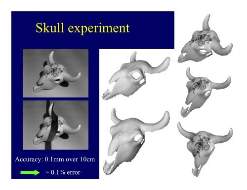 3D Acquisition Using Shadows