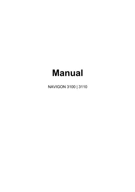 Manual - Navigon
