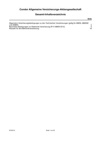 Bedingungen zur Elektronikversicherung - R+V Versicherung