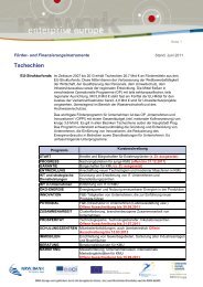 Infoblatt Tschechien (.pdf) - NRW.Europa