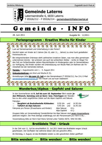 Gemeinde - INFO