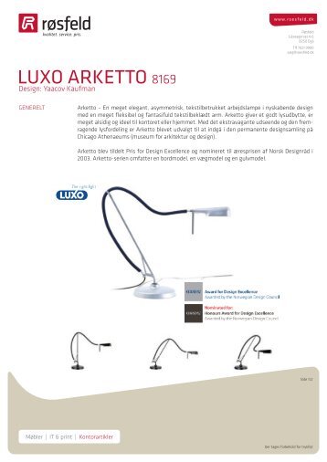 Bordlampe Luxo Arketto 8169.pdf - Røsfeld