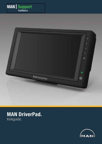 2. MAN DriverPad ® Navigation - MAN Truck & Bus Norge