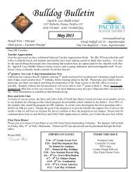 Bulldog Bulletin - Pacifica School District
