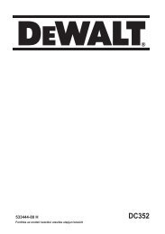 DC352 - Service - Dewalt