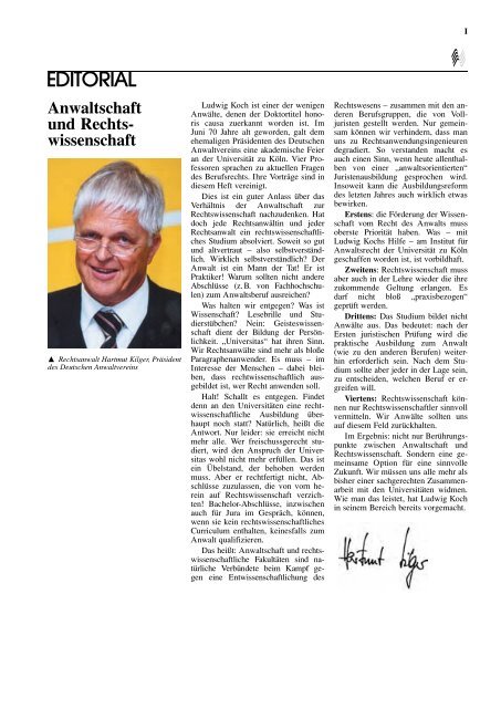 Entwurf_Titel_2 1..1 - Anwaltsblatt - Deutscher Anwaltverein