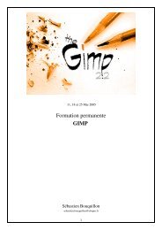 Formation permanente GIMP - UFE