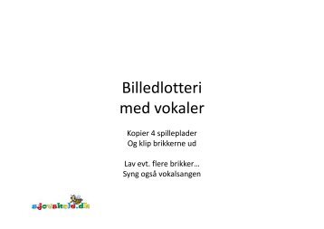 vokal billedlotteri - sjovskole.dk