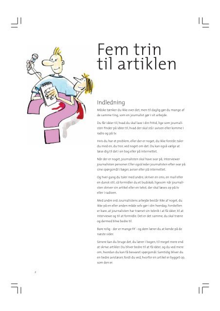 Fem trin til artiklen