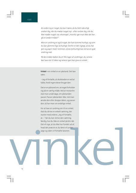 Fem trin til artiklen