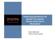 Enhancing Sensitivity and Sample Throughput: p g p Recent ...