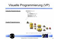 Visuelle Programmierung - Universität des Saarlandes