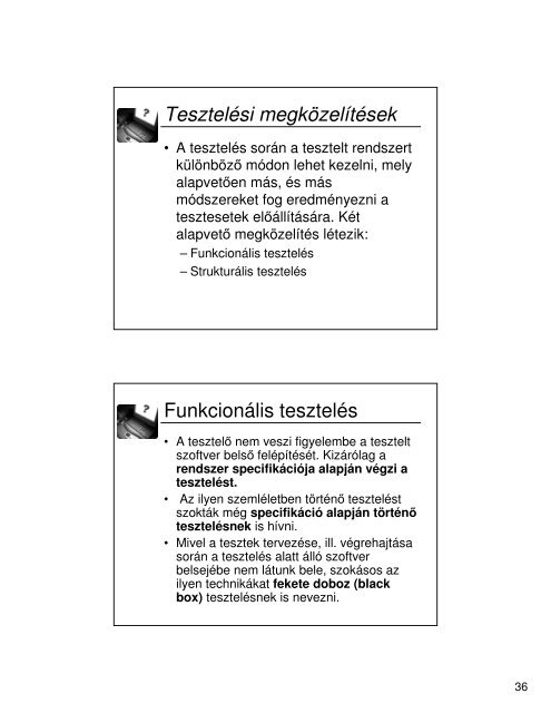 Szoftverarchitektúra - implementáció tervezése -