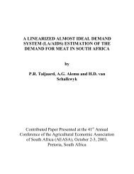 A LINEARIZED ALMOST IDEAL DEMAND SYSTEM (LA/AIDS ...