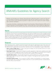 ANA/4A's Guidelines for Agency Search - American Association of ...