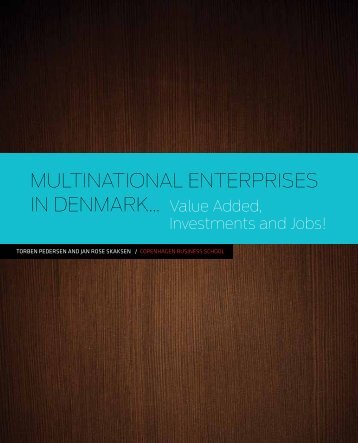 Multinational EntErprisEs in DEnMark… - American Chamber of ...