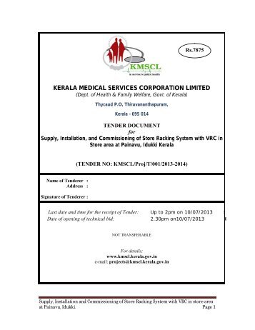 KERALA MEDICAL SERVICES CORPORATION LIMITED