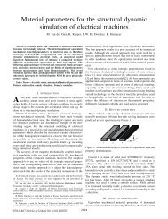 Material parameters for the structural dynamic simulation of ...